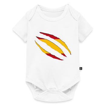 España Spain Spanien - Baby Premium Kurzarmbody - Weiß - Vorne