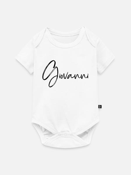Giovanni - Baby Premium Kurzarmbody - Weiß