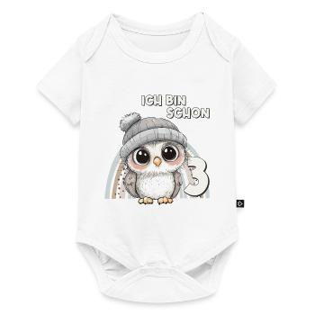 3rd Birthday Owl Rainbow Cute Cute - Baby Premium short-sleeve bodysuit - white - Front
