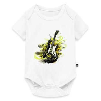 Electric Guitar Guitar Guitarist Music Instrument Rock - Baby Premium short-sleeve bodysuit - white - Front