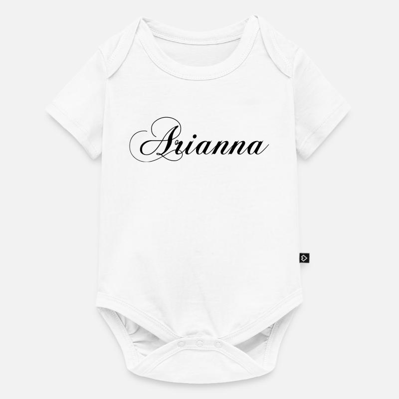 Arianna – Design élégant - Body à manches courtes Premium Bébé - blanc