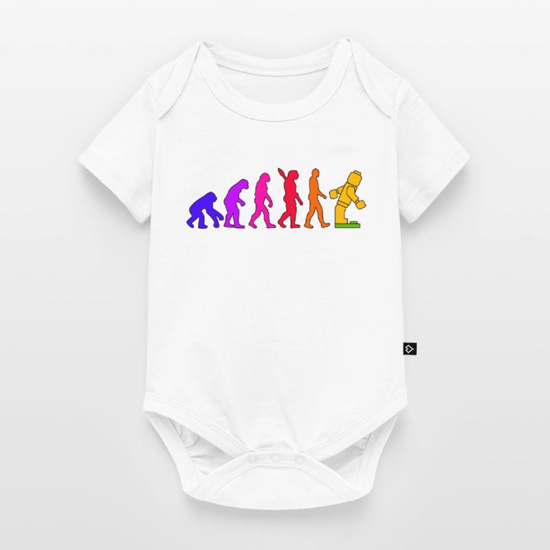 Brique de serrage Evolution Humanity Brique cloutée Body à manches courtes Premium Bébé