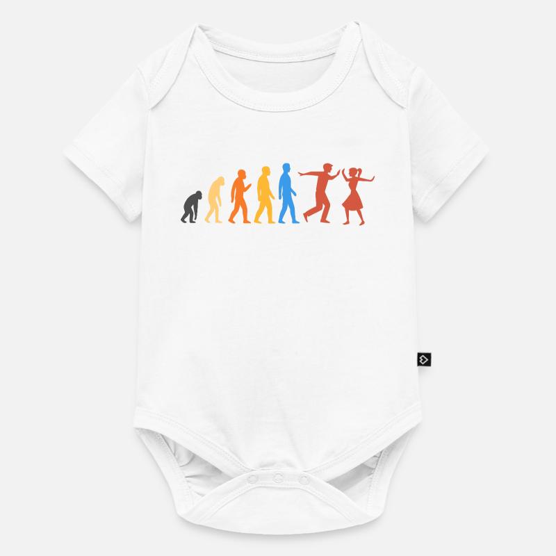 Danse Swing - Le plus haut niveau d’évolution - Body à manches courtes Premium Bébé - blanc