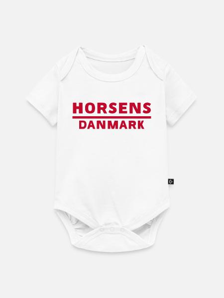 Horsens Dänemark Stadt Motiv - Baby Premium Kurzarmbody - Weiß