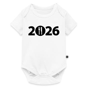 Chef 2026, Chef 2026, Restaurant 2026 - Baby Premium short-sleeve bodysuit - white - Front