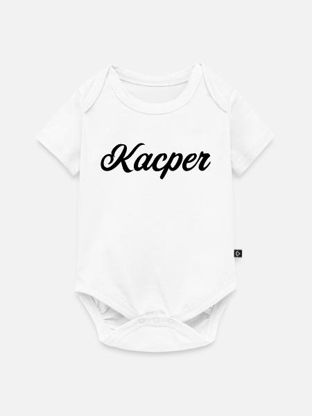 Kacper Polnisch Vorname Geschenk  - Baby Premium Kurzarmbody - Weiß