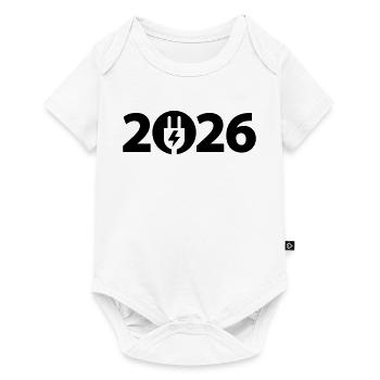 Électricien 2026, Technicien en électronique 2026, Électricité 2026 - Body à manches courtes Premium Bébé - blanc - Devant