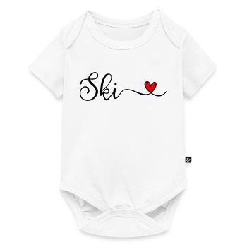 Ski - Body à manches courtes Premium Bébé - blanc - Devant