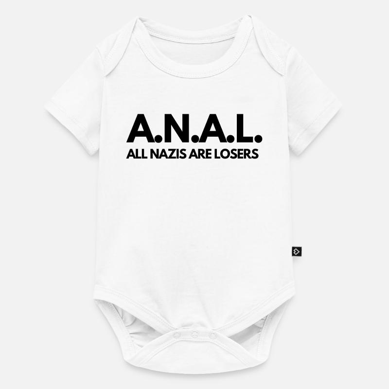 A.N.A.L. Tous les N*zis sont Perdants ! - Body à manches courtes Premium Bébé - blanc