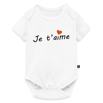 Je t'aime  - Body à manches courtes Premium Bébé - blanc - Devant