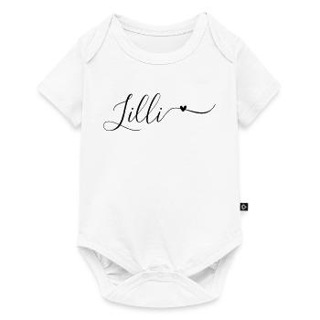 Lilli Surname First Name Decorative - Baby Premium short-sleeve bodysuit - white - Front