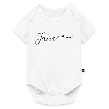 Prénom Jana Prénom décoratif - Body à manches courtes Premium Bébé - blanc - Devant