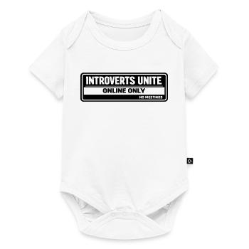 introverts - Baby Premium short-sleeve bodysuit - white - Front