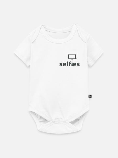 Enough_white - Baby Premium Kurzarmbody - Weiß