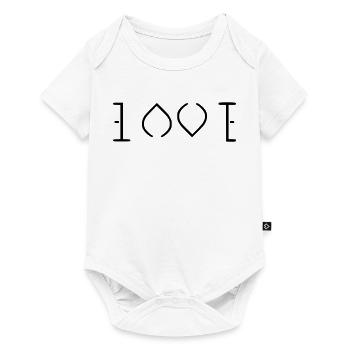 Love - Baby Premium short-sleeve bodysuit - white - Front