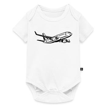 Avion - Body à manches courtes Premium Bébé - blanc - Devant
