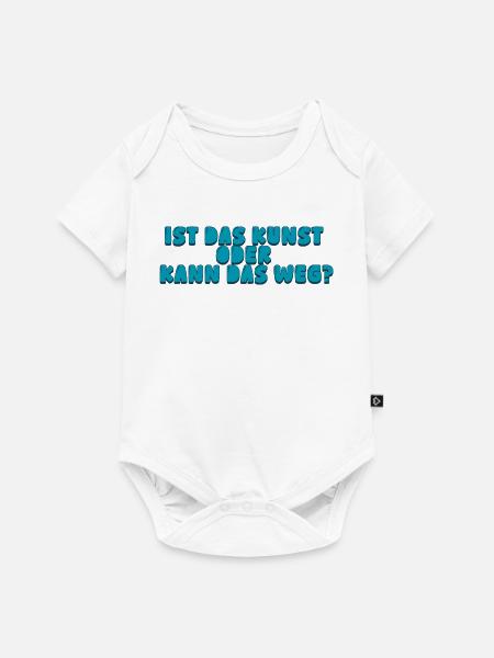 ist das Kunst oder kann das weg? - Baby Premium Kurzarmbody - Weiß