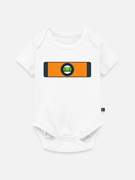 Wasserspiegel - Baby Premium Kurzarmbody - Weiß
