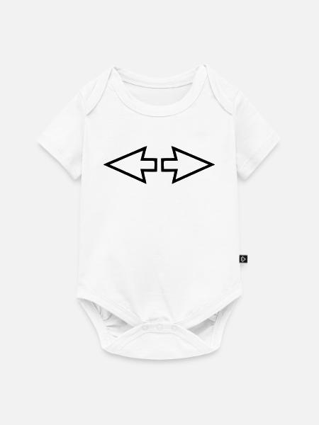 Pfeile - Baby Premium Kurzarmbody - Weiß