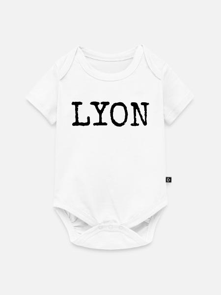 Lyon - Baby Premium Kurzarmbody - Weiß
