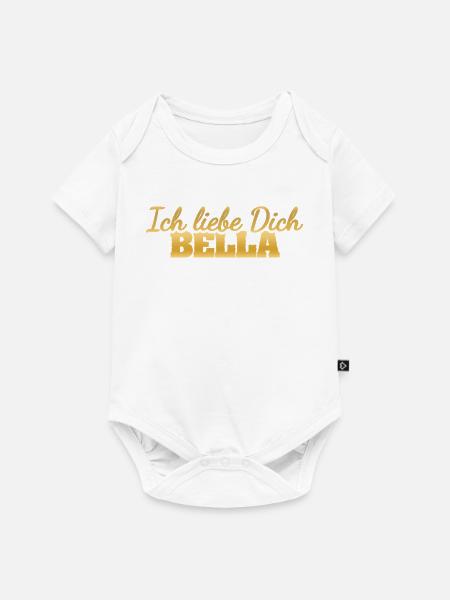 Bella als Liebe - Baby Premium Kurzarmbody - Weiß