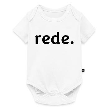 rede. - Baby Premium Kurzarmbody - Weiß - Vorne