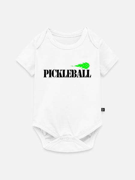 Pickleball - Baby Premium Kurzarmbody - Weiß