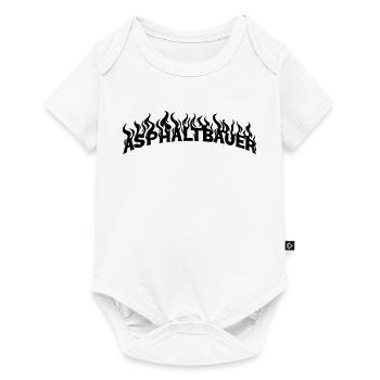 Constructeur d’asphalte - Body à manches courtes Premium Bébé - blanc - Devant