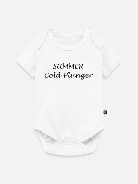 Sommer-Kältetaucher - Baby Premium Kurzarmbody - Weiß