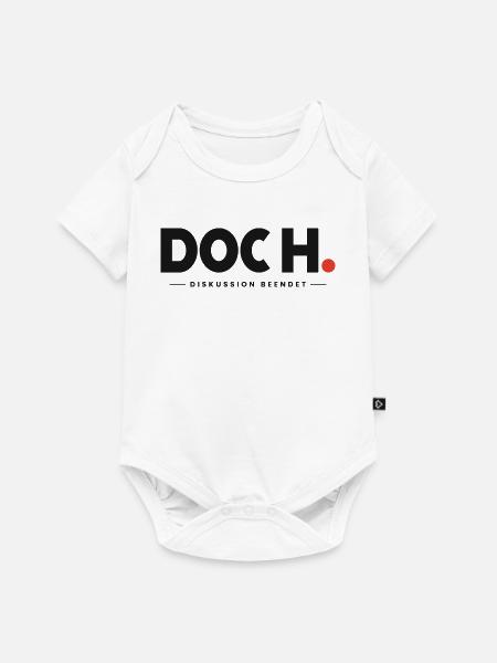 DOCH. — Diskussion beendet - Baby Premium Kurzarmbody - Weiß