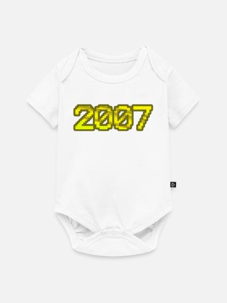 2007 - Baby Premium Kurzarmbody - Weiß