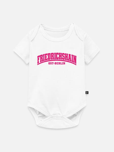 Friedrichshain - Ost-Berlin - Bezirk - Deutschland - Baby Premium Kurzarmbody - Weiß