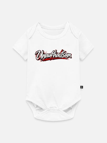 Unaufhaltsam Kraftschrift - Baby Premium Kurzarmbody - Weiß