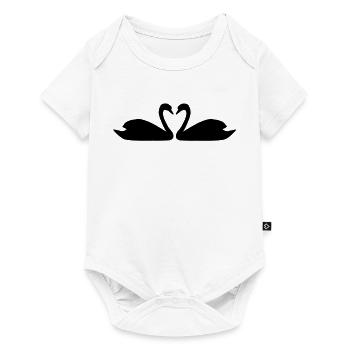 Swan - Baby Premium short-sleeve bodysuit - white - Front