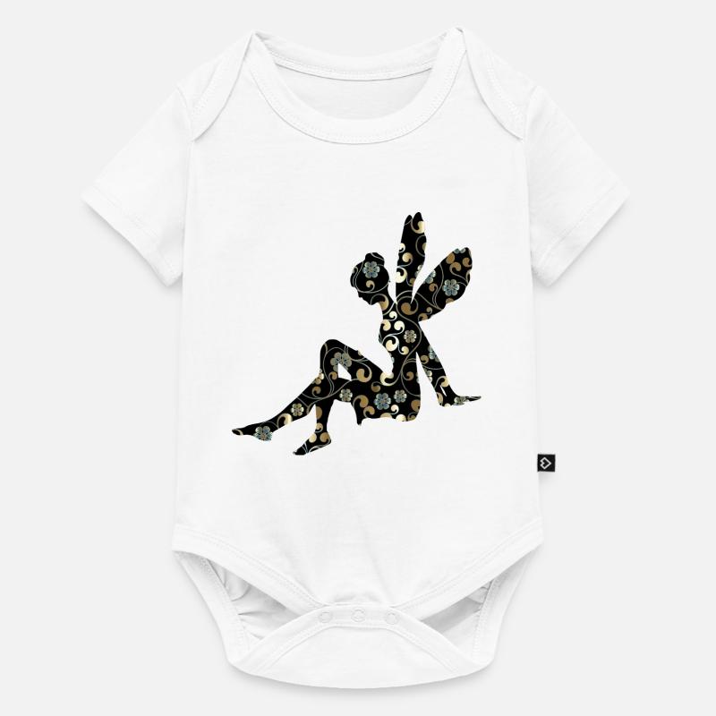 fée elfe - Body à manches courtes Premium Bébé - blanc