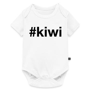 KIWI - Baby Premium Kurzarmbody - Weiß - Vorne