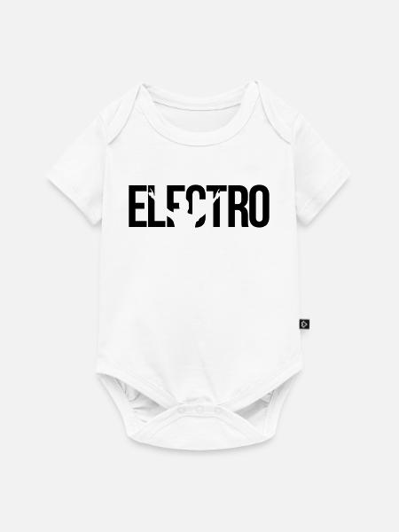 elektro - Baby Premium Kurzarmbody - Weiß