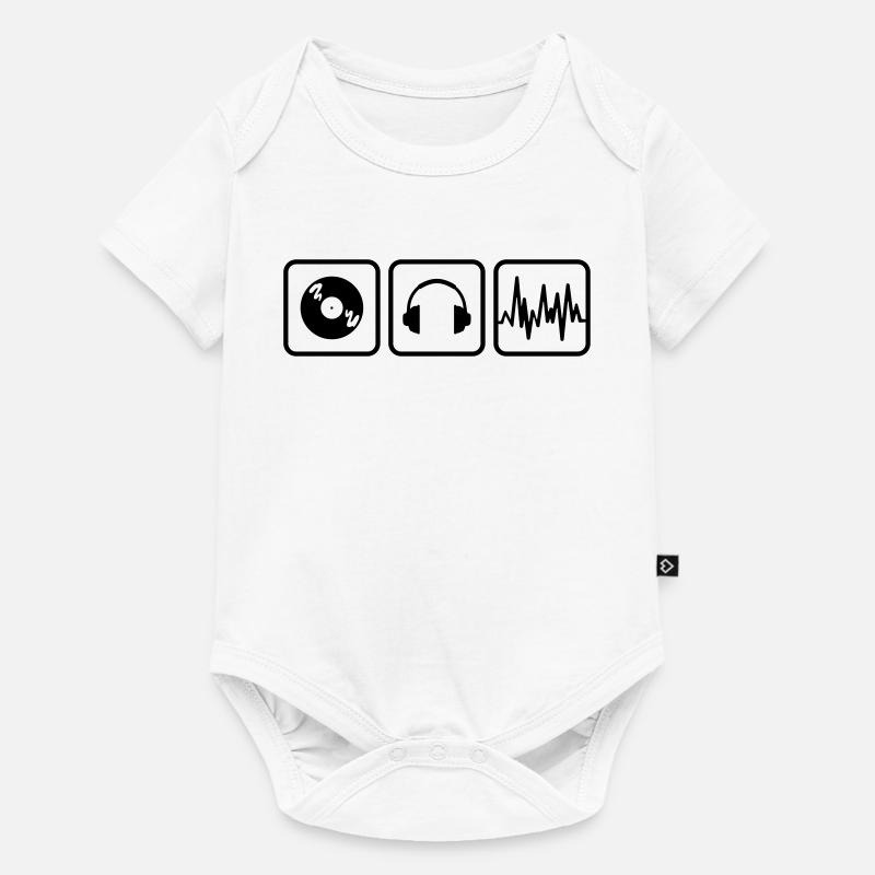 dj - Baby Premium short-sleeve bodysuit - white
