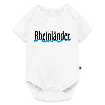 Rheinländer - Die Leute vom Rhein - Baby Premium Kurzarmbody - Weiß - Vorne