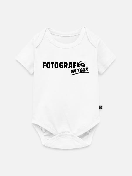 fotograf on tour - Baby Premium Kurzarmbody - Weiß
