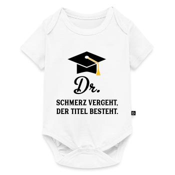 dr - Baby Premium Kurzarmbody - Weiß - Vorne