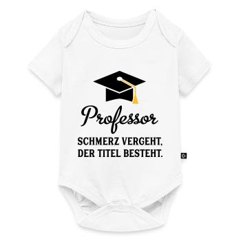 professor - Baby Premium Kurzarmbody - Weiß - Vorne