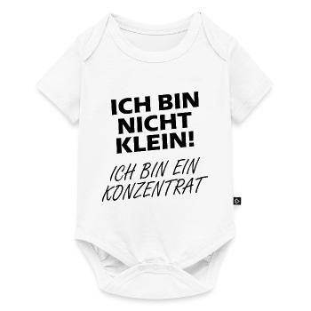 Ich Bin Nicht Klein Ich Bin Ein Konzentrat - Baby Premium Kurzarmbody - Weiß - Vorne