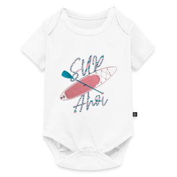 Stand up paddling | SUP | Paddleboarding - Baby Premium short-sleeve bodysuit - white - Front