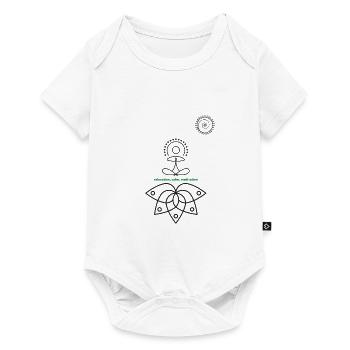 meditation - Baby Premium short-sleeve bodysuit - white - Front