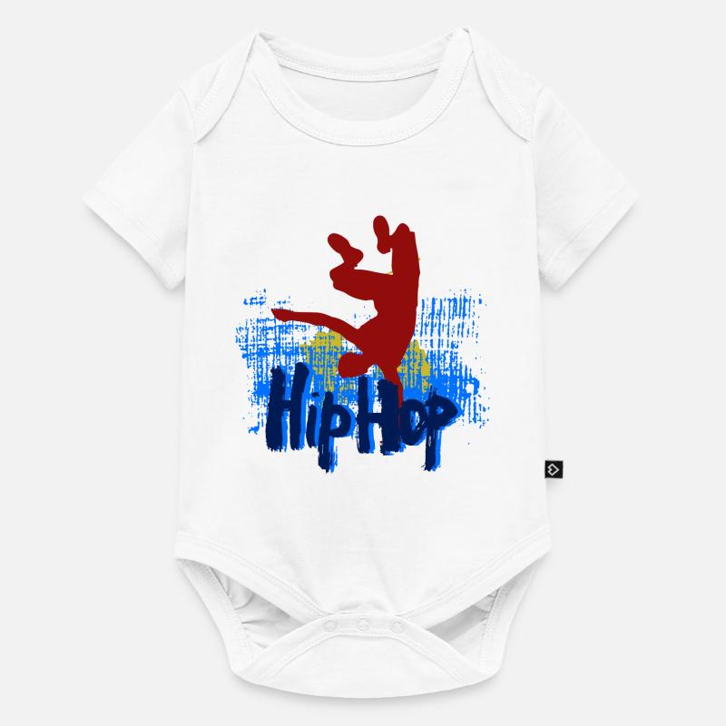 Hip hop - Body à manches courtes Premium Bébé - blanc
