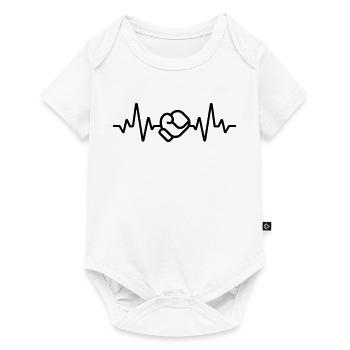 Boxe - Body à manches courtes Premium Bébé - blanc - Devant