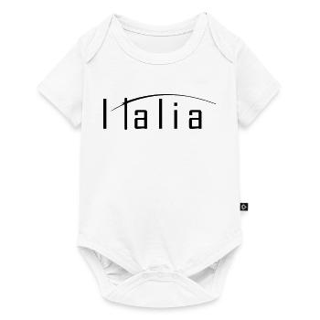 Italia - Baby Premium short-sleeve bodysuit - white - Front
