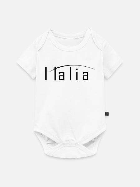 Italia - Baby Premium Kurzarmbody - Weiß