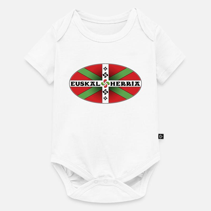 Ikurriña pays Basque - Body à manches courtes Premium Bébé - blanc